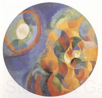 Delaunay, Robert Simulaneous Contrasts Sun and Moon (mk09) France oil painting art